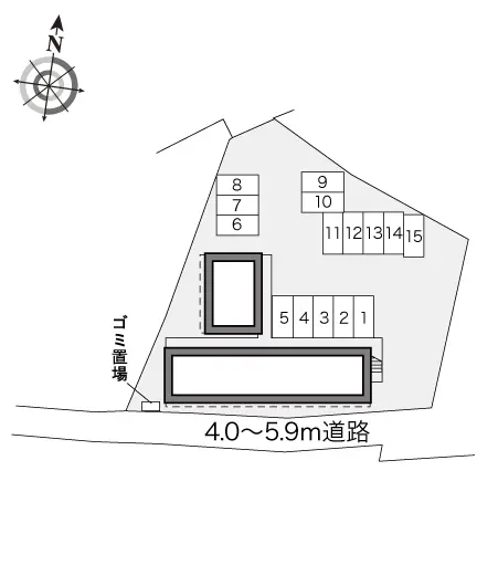 ★手数料０円★成田市並木町　月極駐車場（LP）